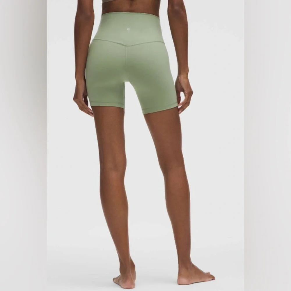NWT Lululemon Align High Rise Short 6” Desert Green Women’s Shorts Size 0 - Picture 3 of 8